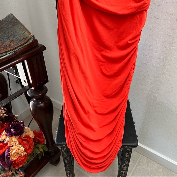 Boston Proper One Shoulder Ruched Dress - Picture 3 of 7